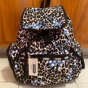 Lesportsac voyager backpack (animal dots)